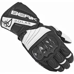 Berik Zoldar Damen Motorrad Handschuhe, schwarz-weiss, Größe XL