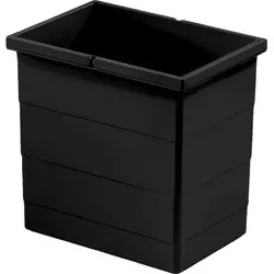 HAILO 18L Inneneimer 1225939 schwarz für Raumspar Tandem - Praktischer 18 Liter Inneneimer aus reinigungsfreundlichem Kunststoff. Ideal als Ersatzteil für Abfalltrennsysteme oder zur Aufbewahrung von Utensilien. Mit zwei Henkeln für einfachen Transport.
