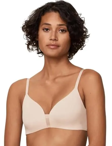 Triumph Damen Flex Smart P EX Bra, Soft Praline, 02 - Funktionsunterwäsche mit temperaturregulierendem Material, faltfreien Körbchen und ideal zum Verstauen oder Einpacken.