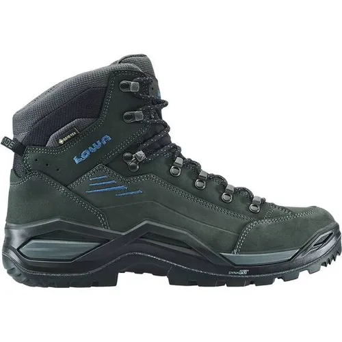 Lowa Renegade EVO GTX Mid (Anthrazit/Stahlblau) - 46 EU - Wanderschuhe für Herren, ideal für aktive Freizeit und spontane Touren. Der Klassiker bietet besten Geh- und Tragekomfort mit zeitlos-frischer Optik und hochwertiger Schaft- und Sohlenkonstruktion.