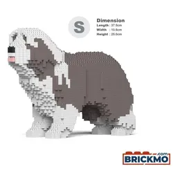 JEKCA Bricks Bearded Collie 01-M02 ST19PT54-M02 - Kreatives Steckbaustein-Set zum Bau eines Bearded Collies, fördert die Fantasie und Geschicklichkeit. Ideal für Bastel- und Modellbau-Fans.