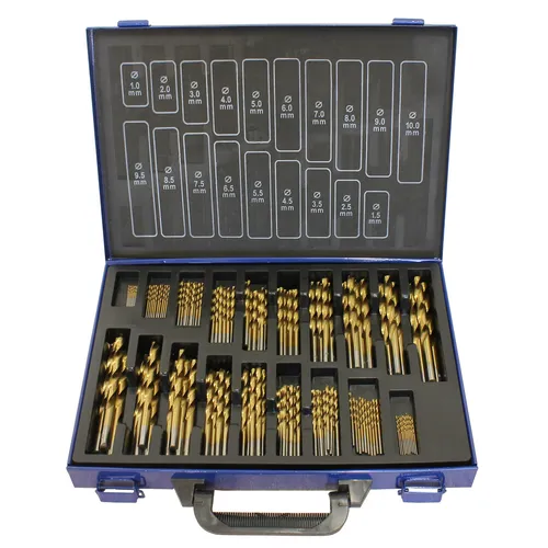 NORMEX 170 Bohrer HSS TITANBESCHICHTET 1-10 0,5 stg Satz DIN 338 Spiralbohrer