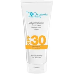The Organic Pharmacy Sonnencreme Gesicht Cellular Protection SPF 30 - Unisex Sonnenschutz für das Gesicht, mit mineralischem UV-Schutz und Reisegröße (100 ml) für optimalen Schutz unterwegs.