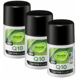 dm-drogerie markt GmbH & Co. KG Anti-Aging-Creme alverde MEN - Active Nature Q10 Active-Fluid 3 x 50 ml, Anti-Aging-Creme, alverde Naturkosmetik