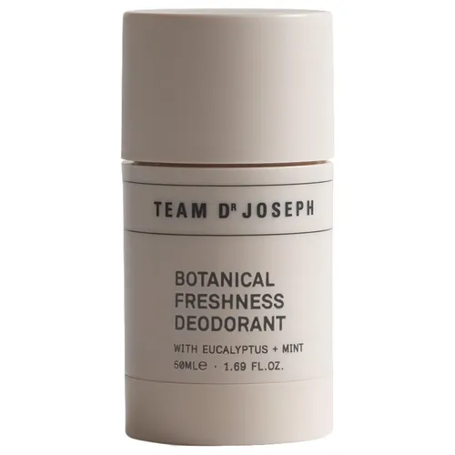 TEAM DR JOSEPH Botanical Freshness Deodorant 50 ml - Natürliches Deodorant mit Eukalyptus und Pfefferminze für langanhaltende Frische. Ideal für die tägliche Anwendung, pflegt die Haut und neutralisiert Gerüche, während die Haut atmen kann.