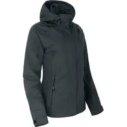 Bergson ROCKRIDER | Damen Regenjacke, Netzfutter, 12000 mm Wassersäule, Ebony [949], 38 - Damen