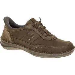 Josef Seibel NEW ANVERS 21 Herrenschuhe - Bequeme Slipper in Braun - Größe 48 - Der Josef Seibel New Anvers 21 ist ein hochwertiger Halbschuh aus braunem Rindsleder, ideal für Freizeitaktivitäten. Die herausnehmbare Innensohle und die dämpfende Sohle bieten besten Tragekomfort, auch für kräftige Füße.
