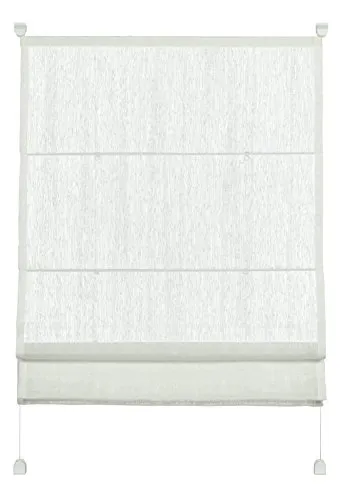 GARDINIA EASYFIX Raffrollo ohne Bohren, Transparent, 50 x 140 cm - Praktisches Raffrollo für Fenster ohne Bohren, stufenlos höhenverstellbar mit 2 Bedienschienen, ideal für flexibles Licht und Sichtschutz.