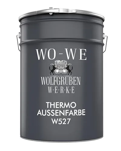 WO-WE Thermo Aussenfarbe Weiß Fassadenfarbe Wandfarbe Fassadenbeschichtung W527 5L