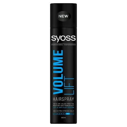 Syoss Volumen-Lift Haarspray 300ml - Für volles, langanhaltendes Volumen - Hochwertiges Haarspray für professionellen Halt und voluminöse Styles. Ideal für den täglichen Einsatz und sorgt für ein schönes Finish ohne zu verkleben.