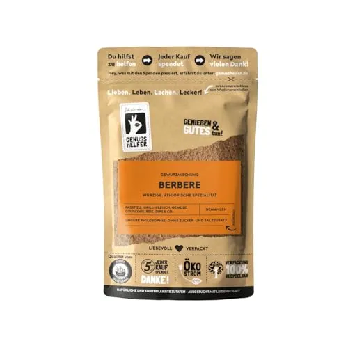Bremer Gewürzhandel Berbere Gewürz, afrikanisches Gewürz, Fleischzartmachergewürz aus Äthiopien, 50g