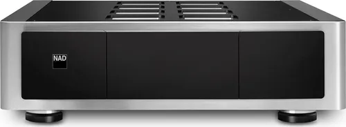 NAD M 23 V2 Digital Stereo Endverstärker (silber-schwarz) - Leistungsstarker HybridDigital Verstärker mit Purifi-Technologie für beeindruckenden Klang und hohe Effizienz im Wohnzimmer.