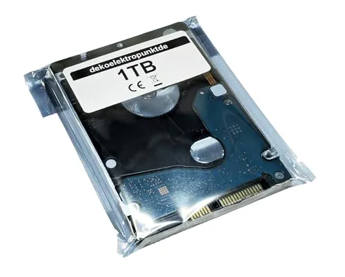 dekoelektropunktde 1TB HDD Festplatte passend für Asus Eee PC 1000HC (SATA3 5400RPM)