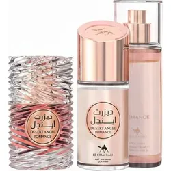 Le Chameau 3 in 1 Desert Angel Romance Eau de Parfum - Elegantes Eau de Parfum für Damen mit blühenden floralen Akkorden und fruchtigen Noten. Ideal als Geschenk für besondere Anlässe oder den Alltag.