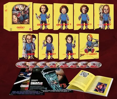 Childs Play 1 to 3 / Bride / Seed / Curse / Cult Of Chucky / Living With Chucky (Limited) [Blu-Ray] (Keine deutsche Version)