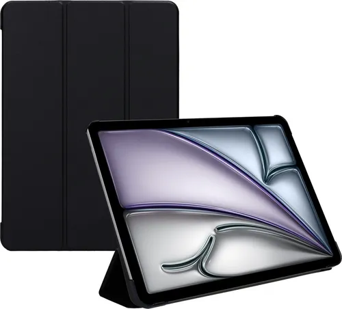 Mobiparts Tri Fold iPad Air 11 Zoll (2024) Hülle Klapphülle - Schwarz