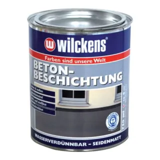 Wilckens Betonbeschichtung RAL7001 750 ml - Silikondichtstoffe & Silikonentferner, seidenmatt und umweltschonend. Ideal für Innen- und Außenbereiche mit normaler Gehbelastung, leicht zu verarbeiten und geruchsarm.