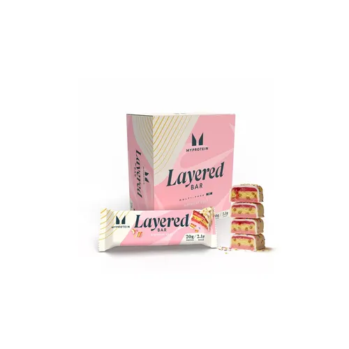 MyProtein Layered Protein Bar - 12 x 60g - Vanilla Birthday Cake 13661760