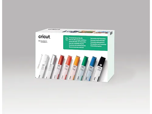 Cricut Materials Starter Bundle (P) (8002246) - Schneideplotter Zubehör, umfassendes Set für kreative Projekte und einfache Anwendung mit Cricut Maschinen.