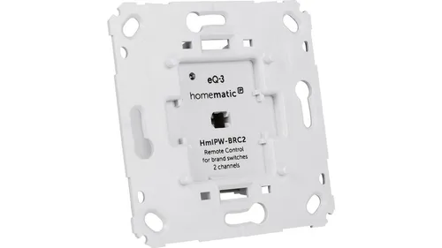ELV Homematic IP Wired 2-Kanal-Wandtaster HmIPW-BRC2 - Praktischer Bausatz für Markenschalter, ermöglicht flexible Steuerung von Licht und Geräten, ideal für die moderne Smart Home Installation.