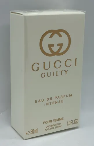 Gucci Guilty Pour Femme Intense Eau de Parfum 30 ml - Luxuriöser blumiger Duft mit intensiven Noten von Mandora, Ylang Ylang und Patschuli, ideal für selbstbewusste Frauen, die Leidenschaft und Freiheit verkörpern.