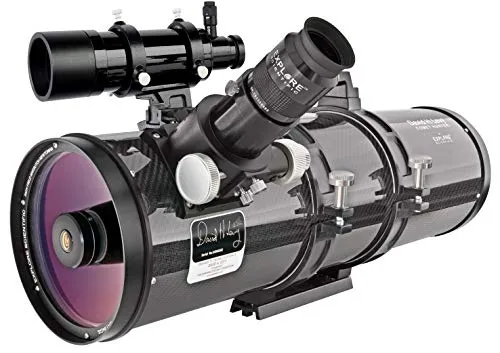 Explore Scientific MN-152 Maksutov-Newton Teleskop - Korrigierte Optik für beeindruckende Fotografie und Beobachtung, leichter Carbonfasertubus und nahezu kein Fokusdrift bei Temperaturänderungen.