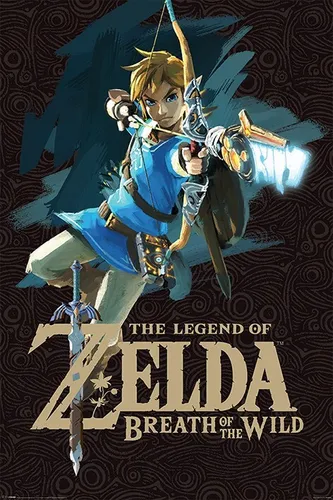 Poster THE LEGEND OF ZELDA - Breath Of The Wild - Cover (Game) 61x91,5cm 58914