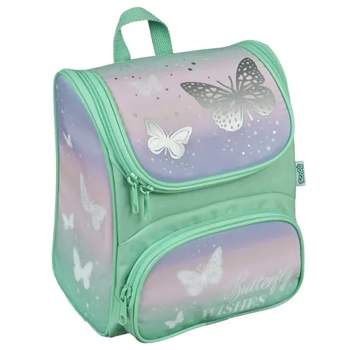 Scooli CUTIE Vorschulranzen Butterfly Wishes - Schulranzen für kleine Entdecker mit 6 Litern Volumen, gepolsterten Trägern und einem abnehmbaren Brustgurt für optimalen Tragekomfort – ideal für Kinder ab 3 Jahren.
