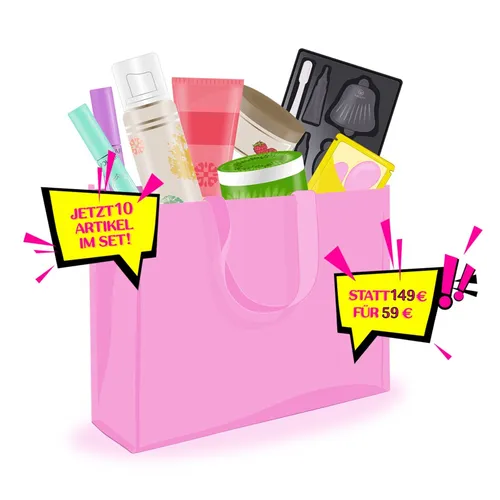 P-Beauty Cosmetic Accessories Pflege-Geschenkbox - Gesichtspflege-Set mit 10 Teilen, inklusive Anti-Aging Augenbrauen Definition und Gesichtsgrundierung. Ideal für strahlende Haut und jugendliches Aussehen.