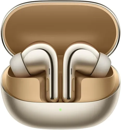 Xiaomi Buds 4 Pro - Gold In-Ear-Kopfhörer mit ANC - In-Ear Kopfhörer mit aktivem Noise Cancelling bis zu 48 dB, 9 Stunden Akkulaufzeit und Schnellladefunktion für 3 Stunden Musikgenuss nach nur 5 Minuten Ladezeit.