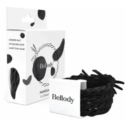 Bellody Original Haargummis (4 Stück - Classic Black)