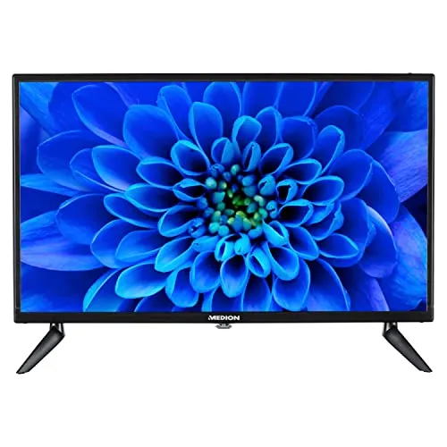 MEDION E12410 (MD 20108) - 24 Zoll Full HD Fernseher, Triple Tuner und Car-Adapter für Camping und Garten, beste Bildqualität und integrierter Mediaplayer