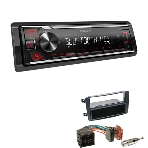 Kenwood 1-DIN Autoradio mit Bluetooth für Mercedes-Benz C-Klasse - Vielseitiges 1-DIN Autoradio mit Bluetooth, USB und AUX. Perfekt für Musik-Streaming und Freisprechanrufe. Kompakte Bauweise, ideal für Mercedes-Benz C-Klasse (2000-2004).