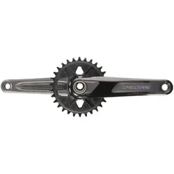 Shimano Deore FC-M6100 165 mm - Hochleistungs-Velokurbel - Veloantrieb, Velokurbel mit optimierter Kraftübertragung und langlebiger Bauweise für anspruchsvolles Mountainbiking.