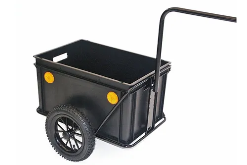 Roland Mini-Boy (21332453) Fahrradanhänger - Kompakter Fahrradanhänger für Kinder, sicher und bequem, ideal für Familienausflüge und aktive Eltern.