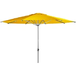 Doppler Expert Sonnenschirm 400 cm - Silber - Großer Sonnenschirm mit 400 cm Durchmesser für optimalen Schutz im Garten oder auf der Terrasse. Robuste Konstruktion, wetterbeständiger Bezug und einfache Öffnungsmechanik für höchsten Komfort.