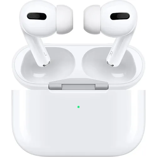 Apple AirPods Pro (1st Gen.) mit MagSafe Case - Kabellose In-Ear Kopfhörer mit aktiver Geräuschunterdrückung (ANC) und bis zu 4,5 Stunden Akkulaufzeit – ideal für Musikliebhaber und Vielreisende.