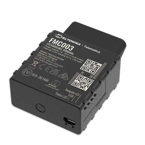 Teltonika FMC003 - Vielseitiges GPS-Tracking-Gerät - Auto Zubehör divers, mit Unterstützung für GPS, GLONASS, GALILEO, BeiDou und QZSS für präzise Standortverfolgung.