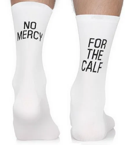 TODO Fahrradsocken Herren. Rennrad Socken Herren. Motiv Fahrrad-Socken, Lustige Radsocken (No Mercy For the Calf 43-46)