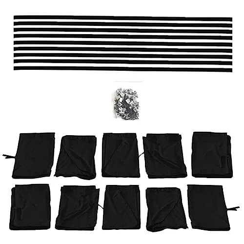 BREMER SITZBEZÜGE Maß Gardinen Vorhänge Sonnenschutz kompatibel mit Mercedes Vito W638 1996-2003 in Schwarz Camping Zubehör Wohnmobil Zubehör Camper Gardinen Set 701