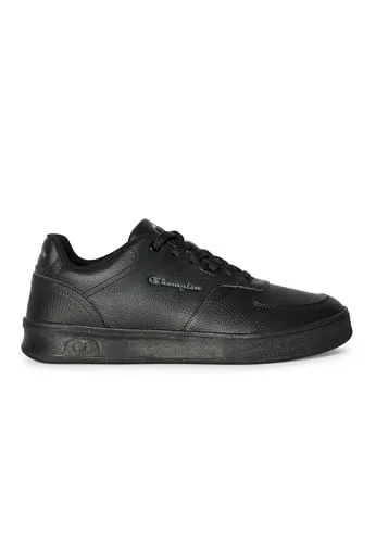 Sneaker CHAMPION "NEWMAN Low Cut Shoe" in Größe 44, schwarz - Sportliche Sneaker aus pflegeleichtem Synthetik mit individuell anpassbarer Schnürung und rutschfester Gummisohle – ideal für einen lässigen Streetstyle!