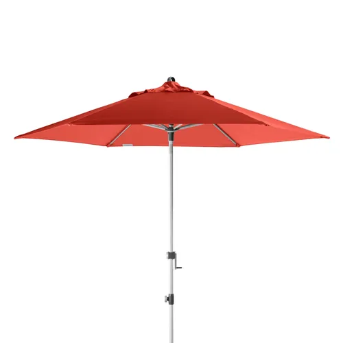 Doppler Sonnenschirm "Expert 280 Auto Tilt", terracotta, Ø 280 cm - Sonnenschirm für anspruchsvolle Nutzer, mit automatischem Neigungsmechanismus für optimalen Schatten und einfache Bedienung.