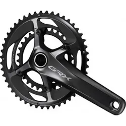 Shimano GRX FC-RX810 (170 mm) - Hochleistungs-Velokurbel für Gravelbikes - Veloantrieb, Velokurbel mit optimierter Kraftübertragung und robustem Design für anspruchsvolle Gravel-Abenteuer.