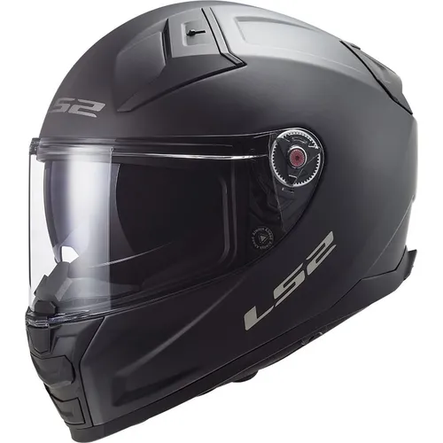LS2 Vector II Matt Black Motorradhelm, Größe M - Motorradhelm mit hypoallergenem, atmungsaktivem Innenraum und optimierter Passform für höchsten Komfort. ECE 22.06 zugelassen, ideal für Sicherheit und Style.