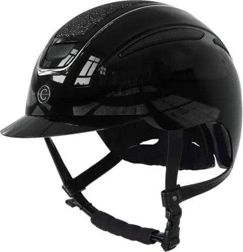 Covalliero Reithelm Elite - Damen Reithelm mit optimaler Belüftung - Reithelme mit ABS Hartschale und Kunstlederriemen. Der Helm bietet hervorragende Belüftung und Schutz bei Stürzen, ideal für lange Ausritte und intensives Training.