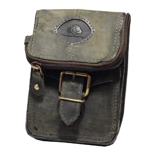 Greenburry Gürteltasche Vintage, Leder - Gürteltasche aus hochwertigem Leder, ideal für Herren, die Stil und Funktionalität schätzen. Mit Druckknopfverschluss und praktischen Außenfächern für den perfekten Alltag.