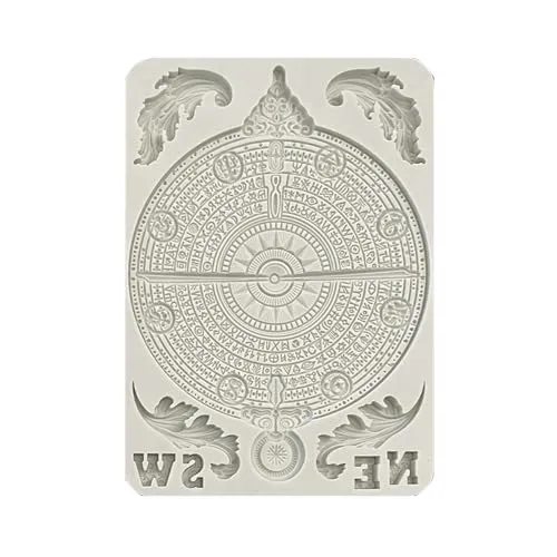 Stamperia - Silicon Mould A5 for Scrapbooking, Bullet Journals and More, Non-Stick Surface, Suitable for Air-Dry Clay, Resin and More, Perfect for Crafts and Gifting (Fortune - Macrocosm)