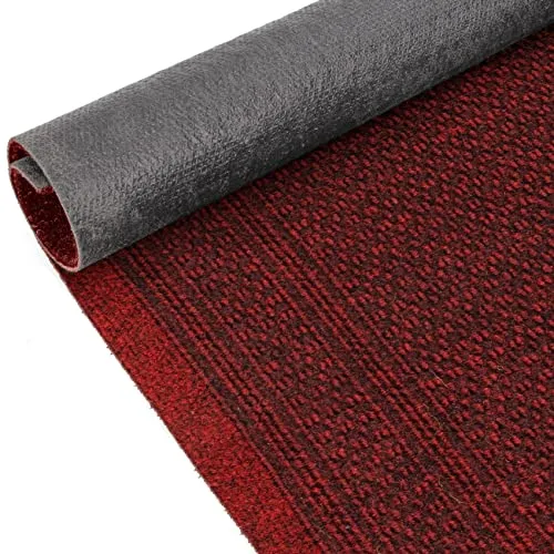 ANRO Schmutzfangmatte 160x80cm Rot – Hochwertiger Flurteppich - Effektive Reinigung beim Betreten: Die ANRO Schmutzfangmatte mit Noppenstruktur entfernt Schmutz und Feuchtigkeit. Rutschfeste Rückseite sorgt für sicheren Stand. Individuell zuschneidbar und in verschiedenen Farben erhältlich.