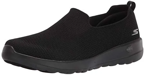 Skechers Damen GO Walk Joy Sneaker - Sensational Day in Schwarz, 37 EU - Damen-Sneaker mit leichter 5Gen-Dämpfung und luftgekühlter Goga-Matte-Einlegesohle für maximale Energie bei jedem Schritt. Maschinenwaschbar für einfache Pflege.