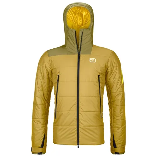 Ortovox Swisswool Zinal Jacket Men Sweet Alison (M) - Robuste Freeride-Jacke mit SWISSWOOL-Isolation für extreme Kälte, PFC-frei und nachhaltig. Ideal für Freerider, die auch bei Minusgraden nicht auf Komfort verzichten möchten.